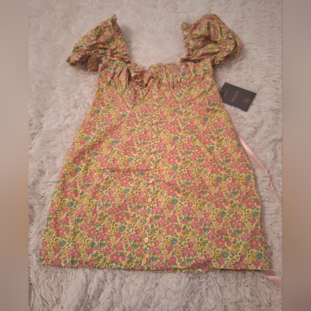 House of CB "Tanaya" floral print mini dress
